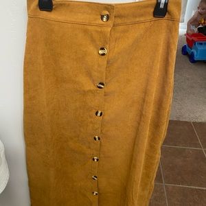 Button up skirt